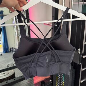 Nike Women's Strappy Black Sports Bra